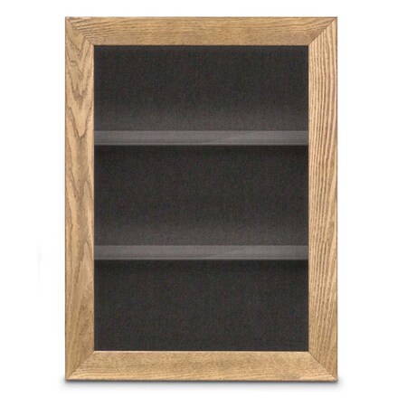 United Visual Products Outdoor Enclosed Combo Board, 42"x32", Blk Frame/Burgundy & Ultramarine UVCB4232ODB-BURGUN-ULTMAR